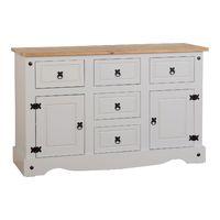 Corona Grey 2 Door 5 Drawer Sideboard