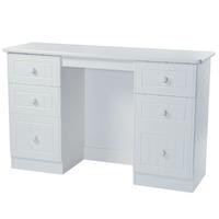 Coniston 6 Drawer Dressing Table White No Extras