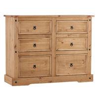 Corona 6 Drawer Chest