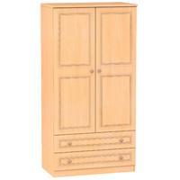 Corrib 2 Door 2 Drawer Wardrobe Corrib - 3â?? 2 Drawer Robe - Beech