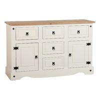 Corona Cream 2 Door 5 Drawer Sideboard