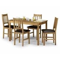 Coxmoor Solid Oak Dining Set And 4 Chairs