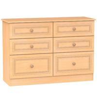 corrib 6 drawer midi chest corrib 6 drawer midi chest light oak