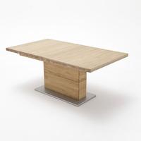 Corato Extendable Dining Table Rectangular In Wild Oak