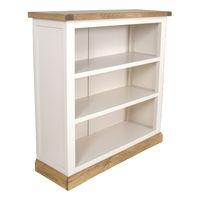 Colby Low Bookcase White