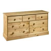 cotswold pine 3 plus 4 drawer chest