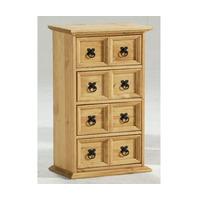 corona wooden 8 drawers chest