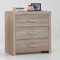 Country44 Oak Finish 3 Drawer Chest
