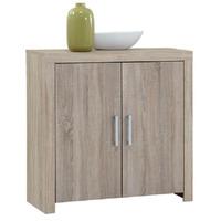 country11 oak finish 2 door compact sideboard