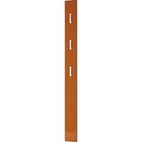 colorado coat rack wall mounted in orange high gloss front