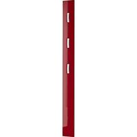 colorado coat rack wall mounted in red high gloss front