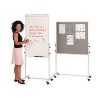 COMBI MOBILE NOTICEBOARD - 1200X700MM BOARD