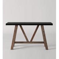 columba console table in concrete acacia