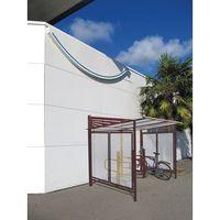 CONVIVALE CYCLE SHELTER - BROWN CORTEN EFFECT