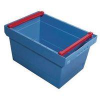 container multi purpose 100l 35kg 800 x 400 x 423 with hinged stacking ...