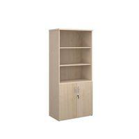 COMBINATION UNIT1 FIXED+3 ADJSHELVES W800XD500XH1790 MAPLE