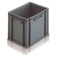 CONTAINERS - PLASTIC -STACKING COLOUR GREY