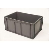 CONTAINERS - PLASTIC -STACKING COLOUR GREY