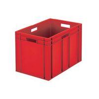 CONTAINERS - PLASTIC -STACKING COLOUR RED