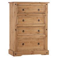 Corona 4 Drawer Chest