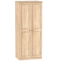 corrib 2 door wardrobe corrib 3 plain robe light oak