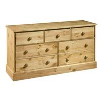 cotswold pine 3 plus 4 drawer chest