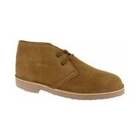 Cotswold Mens Sahara Desert Boot Taupe Suede Lace Up Desert Boot 8