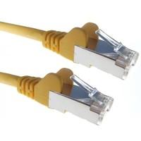 Connekt Gear 0.5m RJ45 Cat6A SSTP Stranded Snagless Network Cable - Yellow