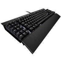 corsair gaming k95 mechanical gaming keyboard backlit white led black  ...