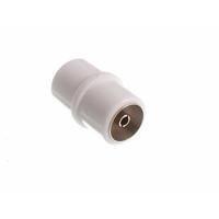 Coax Coaxial Tv Aerial Connector Plugs Inline Metal ( pack of 200 )