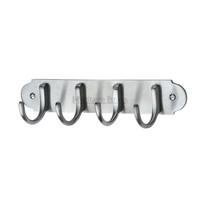 Coat Hooks on Plate Finish: Satin Chrome