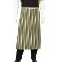 Colour by Chef Works A610 Bistro Apron, Lime/White/Brown Stripe