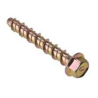 Concrete Fixing Lightning Thunderbolt Hex Head Bolt M6 X 130MM Yzp Pk of 48