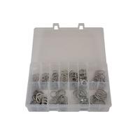 Connect Consumables 31896 Assorted Aluminium Washers Box, Set of 260