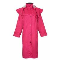 country estate sandringham ladies full length coat size 10 color red