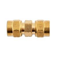 Connect 31153 5mm Brass Straight Coupling (Pack of 10)
