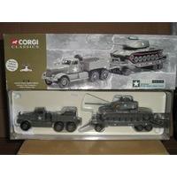 corgi united states armed forces diamond T tank transporter with M60 A1 medium tank certificate number 0002 limited edition diecast model