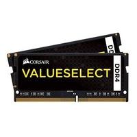 Corsair CMSO8GX4M2A2133C15 Value Select 8 GB (2 x 4 GB) DDR4 2133 MHz CL15 Mainstream SODIMM Notebook Memory Kit - Black