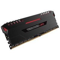 Corsair CMU64GX4M4A2666C16R Vengeance 64 GB (4 x 16 GB) DDR4 2666 MHz C16 XMP 2.0 Enthusiast LED Illuminated Memory Kit - Black/Red