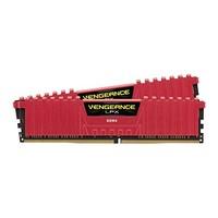 Corsair CMK16GX4M2A2666C16R Vengeance LPX 16GB (2x8GB) DDR4 2666Mhz CL16 XMP 2.0 High Performance Desktop Memory Kit, Red