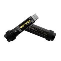 Corsair CMFSS3B-16GB Flash Survivor Stealth 200 m 16 GB USB 3 Rugged Design Water Proof Flash Drive - Black