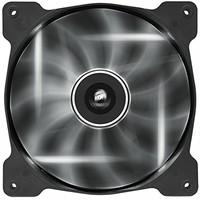 Corsair Air Series AF140-LED 140mm Quiet Edition High Airflow LED Fan - White (Single Pack)