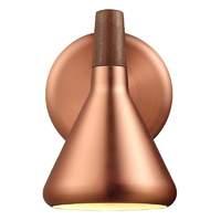 Copper-coloured Float wall light for LED