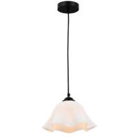 Contemporary Pendant Light with Opal White Polycarbonate Shade