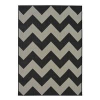 county monochrome rug grey black 120 x 170cm