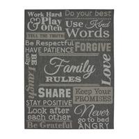 County Words Rug Grey 120 x 170cm