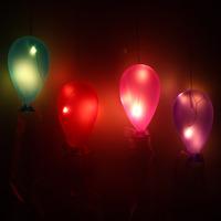 Coloured Glass Hanging Balloon Light