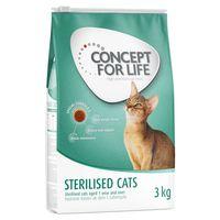 concept for life sterilised cats new 12 x 85g sterilised cat in gravy