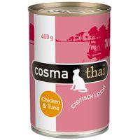 cosma thai in jelly 6 x 400g chicken with tuna