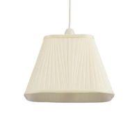colours conwey ivory pleated light shade d25cm